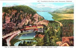 Troutdale in The Pines Evergreen Denver Mountain Park Co Colorado Vtg