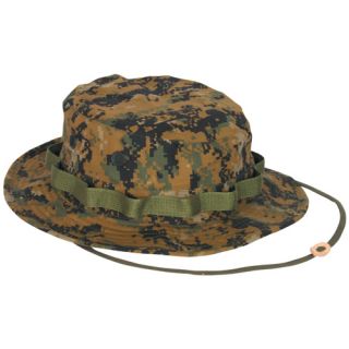  Camouflage Bush Boonie Hat Vietnam Era Hot Weather Fishing Hat