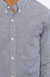 Crate The Benchmark Buttondown Shirt in Blue Chambray