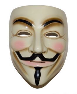Guy Fawkes V FOR VENDETTA Adult MASK Warner Brothers Officially