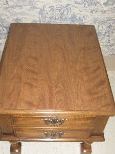 Peters Revington Delphi Indiana Solid Wood End Table Speckled Finish