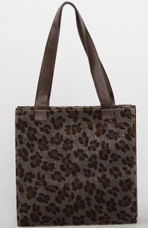 Gold Dot The Faye Tote Bag in Gray Leopard