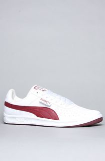 Puma The G Vilas L2 Sneaker in White Red