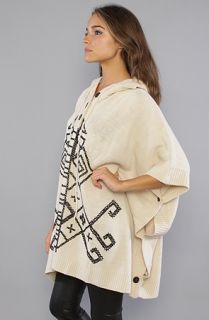 MINKPINK The I Bolivia Poncho Concrete