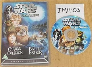 Star Wars Ewok Adventures R2 DVD RARE Caravan of Courage Battle for