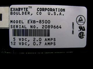 exabyte exb 8500s 5 10gb 8mm tape drive
