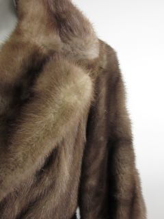 you are bidding on a vintage jachques ferber mink belted coat scarf in