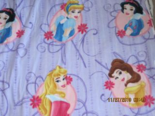 Disney Princess Belle Cinderella Fleece Fabric New