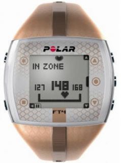 Womens Polar Heart Rate Monitor Fitness Watch FT4 Bronze