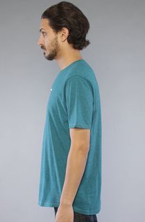 All Day The SS Henley in Teal Speckle