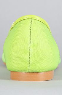 Cheap Monday The Point Net Shoe in Neon Green