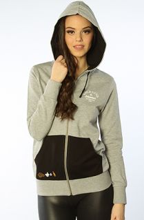 Crooks and Castles The G3 Zip Hoody in Heather Grey