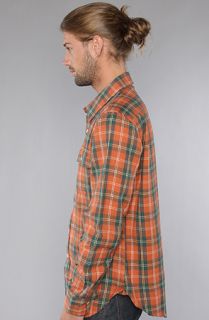 Obey The Warner Buttondown Shirt in Red