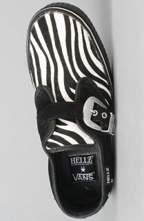 Vans The Hellz x Vans Paityn Buckle Sneaker in Black Zebra