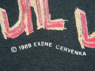 Vtg Exene Cervenka 1989 T Shirt x The Band Punk John Doe Old Wives