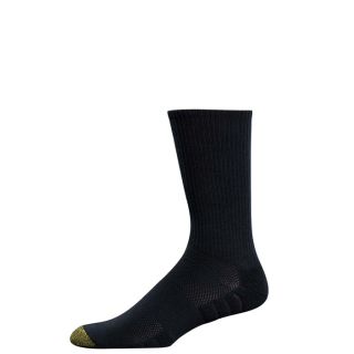 Gold Toe Premier Mens Socks Aquafx Zone Soleution Crew Black 3 Pairs