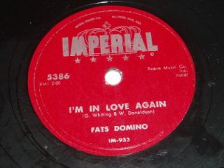 VHTF Fats Domino IMPERIAL5386 My Blue Heaven Im in Love