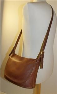 Coach Fletcher Tan Leather Xbody Shoulder Bag 4150 Made in The United