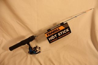 Frabill Hot Stick Ice Fishing Jig Rod and Reel Combination P 10 Reel