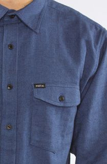 Matix The Money Barrel Buttondown Shirt in Blue