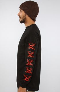 Fourstar Clothing The Pirate Chain LS Tee in Black