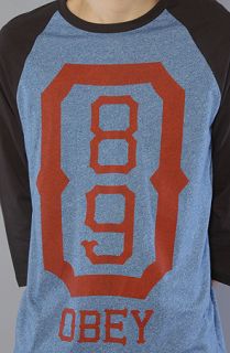 obey the o 89 mock twist raglan in dark blue this product is out of