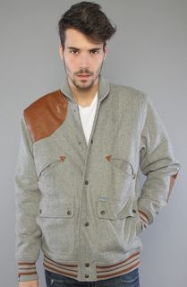 Under Two Flags The Wool Bomber Jacket in Grey