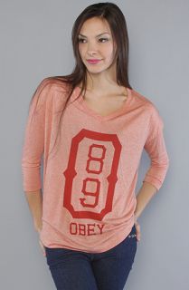 Obey The 089 Rugby Dolman in Burnt Sienna