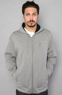 Fila The Two Tone Hoody in Heather Grey Black