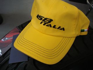  this is an offical 458 italia yellow cap