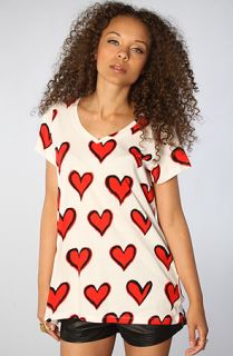 Joyrich The Hyper Heart Tee in White Concrete