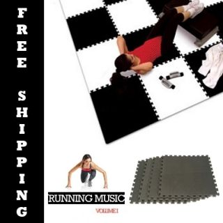 Home Gym Equipment Exercise Mat / CD / Gym Timer Mix – New