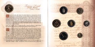 HUNGARY   MINT SET OF 8 COINS (2003) BU incl. 20 FORINT Deak Ferenc