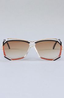 Vintage Eyewear The Cazal 188 Sunglasses in Clear Orange Blue