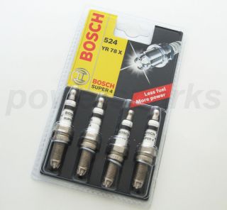 Bosch Super 4 Spark Plugs Fiat Doblo 1 4 I E 05 08