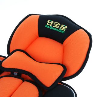  Baby Child Car Safety Booster Seat Cover Harness Cushion Orange