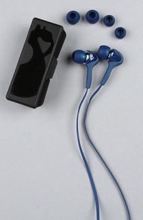 Skullcandy The Smokin Buds Earbuds with Mic in Navy Chrome  Karmaloop