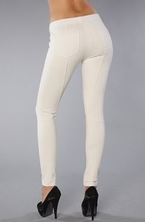 Free People The Seamed Equestrian Ponte Pull On Pants in Cream