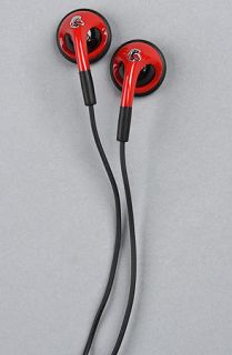 Skullcandy The Fix Bud Earbuds with Mic in Red Black