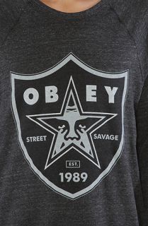Obey The Obey Nation 2 Crewneck Sweatshirt in Heather Onyx  Karmaloop