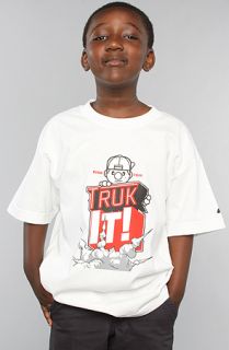 TRUKFIT The Truk It Tee in White Concrete