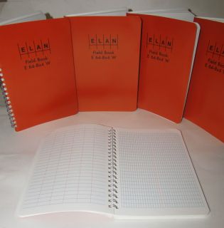 Elan Surveying Field Book E64 8x4 w 5 Pack