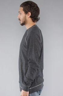 Brixton The Camden Crewneck Sweatshirt in Heather Charcoal  Karmaloop