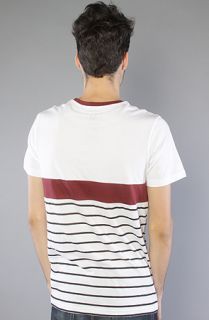 Nixon The Retro Tee in Bordeaux Concrete