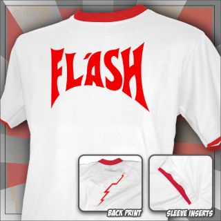 flash logo on 100 % heavy cotton 190gsm non sweatshop pro vinyl