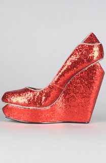 Senso Diffusion The Agnes Shoe in Red Glitter