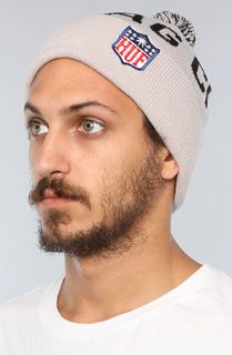 HUF The Hail Mary Beanie in Silver Concrete