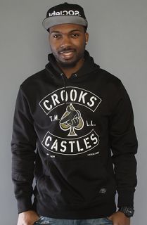 Crooks and Castles The Airgun Spades Hoody in Black