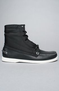 Sebago The Vane Exo Boots in Black Concrete