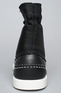 Sebago The Vane Exo Boots in Black Concrete